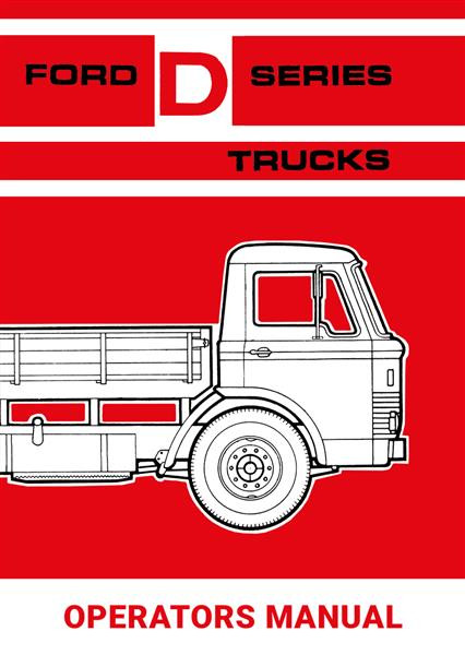 Ford D-Series Trucks, Operations Manual