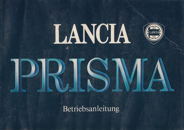 Lancia Prisma Betriebsanleitung