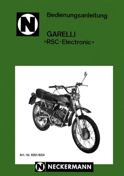 Garelli RSC Electronic Betriebsanleitung