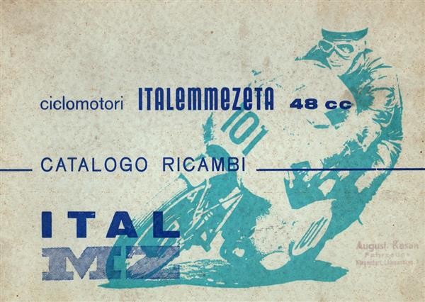 Italjet Italemmezeta 48 ccm Catalogo Ricambi