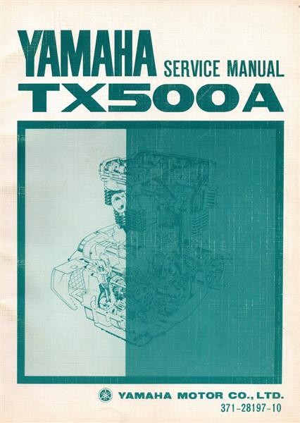 Yamaha TX500A Service Manual