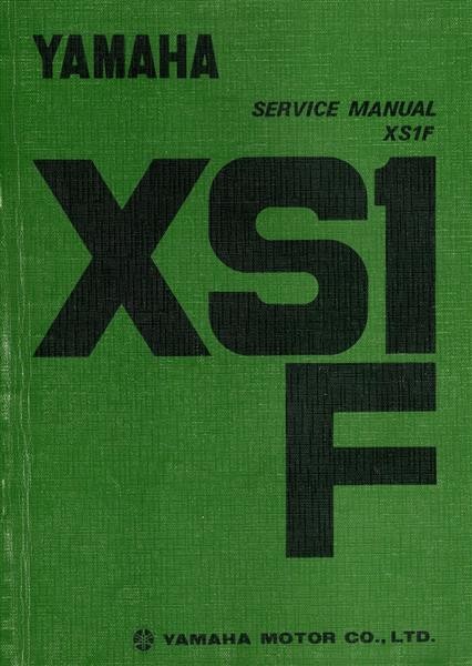 Yamaha XS1F Service Manual