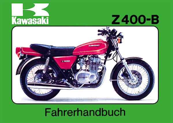 Kawasaki Z400-B Betriebsanleitung