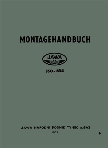Jawa 350 2 Zylinder für Typ 634, Montagehandbuch