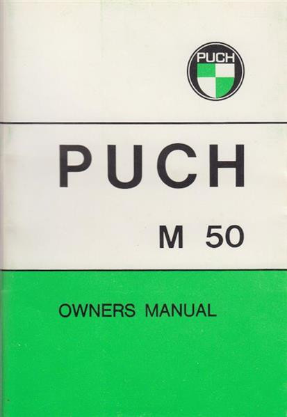 Puch Moped M50 Owners Manual