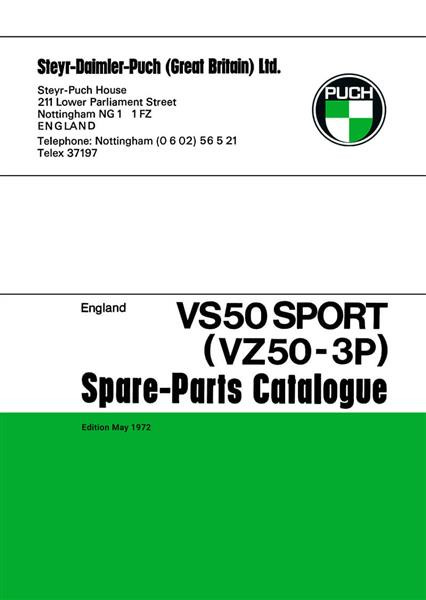 Puch VS 50 Sport (VZ 50-3 P) Spare Parts