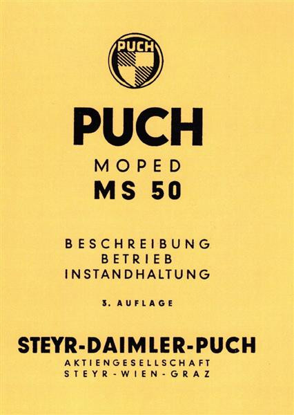 Puch MS 50 Betriebsanleitung