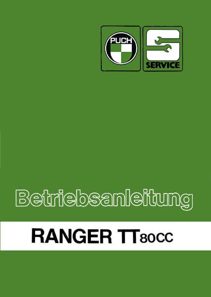 Puch Ranger TT80 Betriebsanleitung