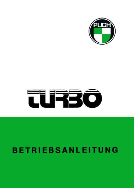 Puch Moped Turbo, Betriebsanleitung