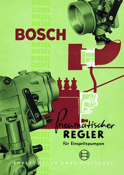 Bosch Pneumatischer Regler für Einspritzanlagen, Betriebsanleitung