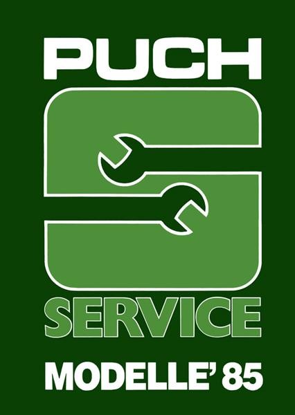 Puch Service-Modelle 1985 Werkstattdaten