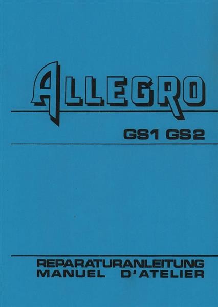 Puch Allegro GS 1, Reparaturanleitung