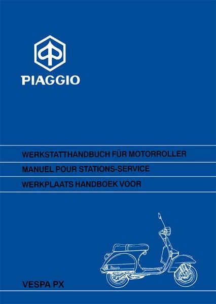 Piaggio Vespa PX125 PX150 PX200 Werkstatthandbuch