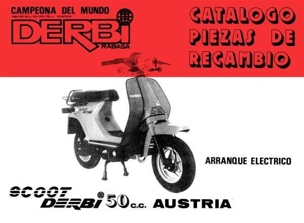 Derbi Scoot Austria, 50 ccm, Catalogo piezas de recambio