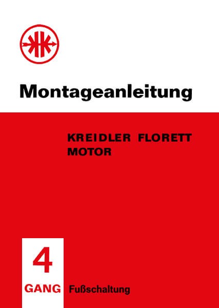 Kreidler Florett, 4-Gang, Reparaturanleitung (nur Motor)