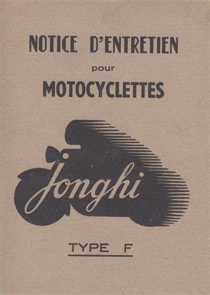 Jonghi Type F - Notice d'Entretien