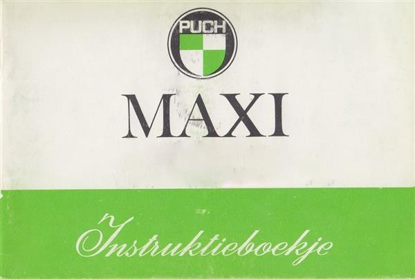 Puch Maxi Instruktieboekje