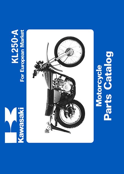 Kawasaki KL250-A Parts Catalogue
