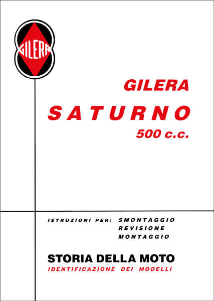 Gilera Saturno 500 Turismo und Sport Reparaturanleitung