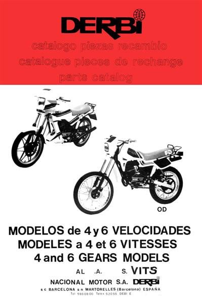 Derbi 4- und 6-Gang-Modelle Parts Catalog