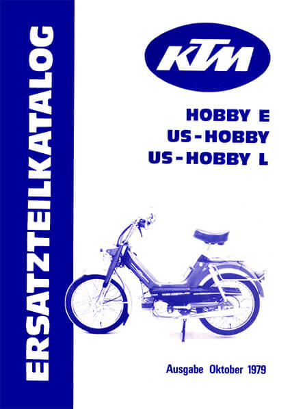 KTM Motorfahrzeugbau Hobby, US - Hobby, US - Hobby E, Ersatzteilkatalog