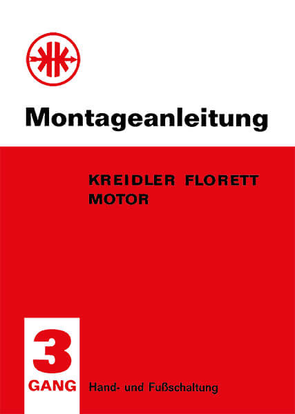 Kreidler Florett Motor, Montageanleitung