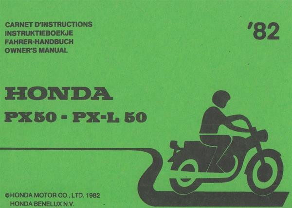 Honda PX50 PX-L50 Fahrerhandbuch