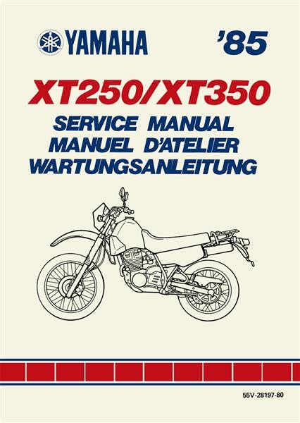 Yamaha XT250 und XT350 Wartungsanleitung