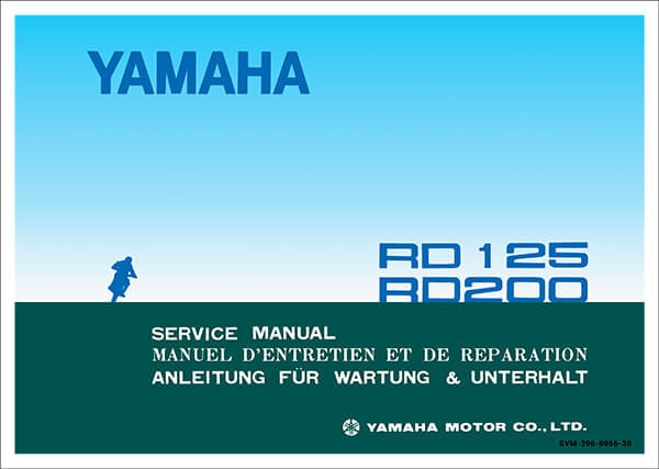 Yamaha RD125 und RD200 Reparaturanleitung