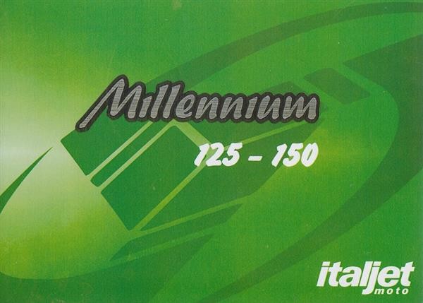 Italjet Millenium 125 - 150, Betriebsanleitung