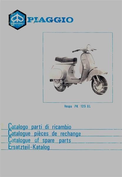 Piaggio Vespa PK125XL Ersatzteilkatalog