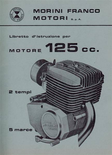 Morini Franco, Motor 125 ccm 2-Takt, 5-Gang Istruzioni