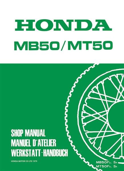 Honda MB50 MT50 Werkstatthandbuch