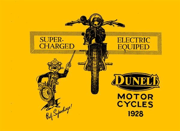 Dunelt Motorcycles 1928 Prospekt
