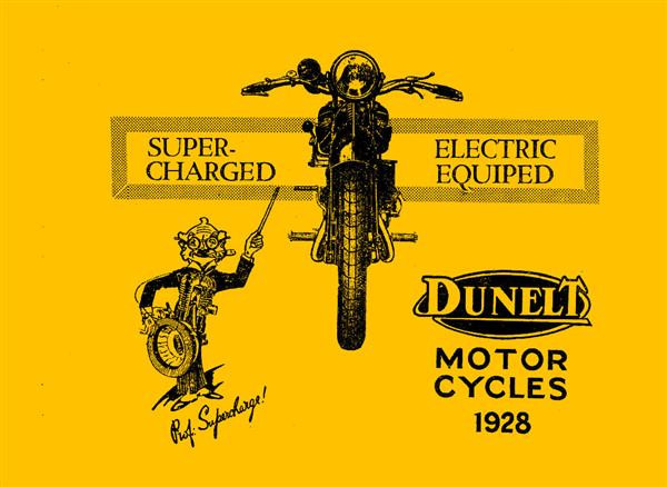 Dunelt Motorcycles 1928 Prospekt