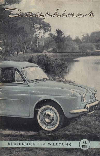 Renault Dauphine Betriebsanleitung