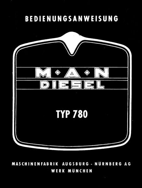 MAN 780 Diesel-LKW Bedienungsanweisung