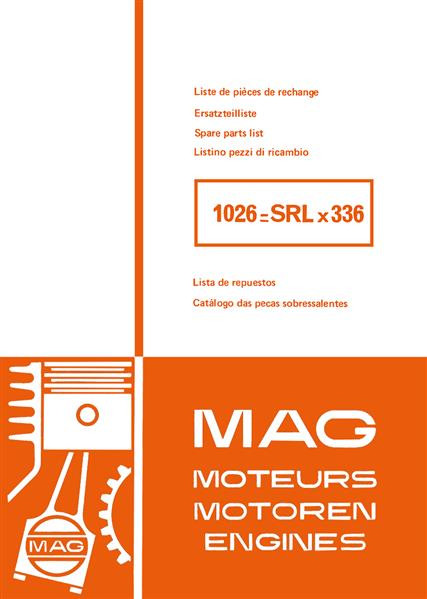 MAG 1026-SRLx336 Ersatzteilliste