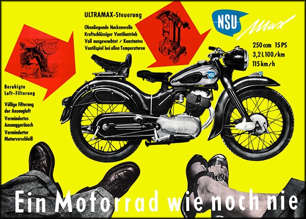 NSU Max Motorrad Poster