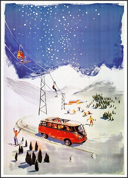 VW Bulli Poster