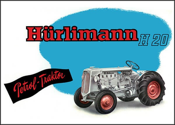 Hürlimann H20 Traktor Poster