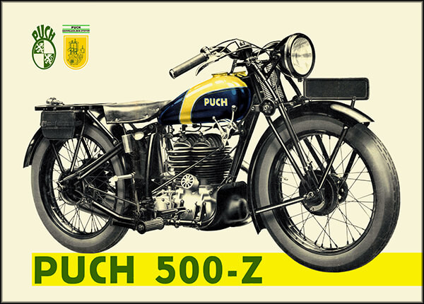 Puch 500-Z Motorrad Poster