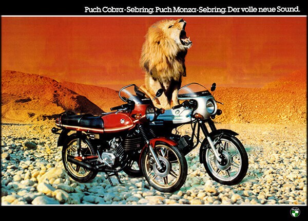 Puch Cobra Sebring und Monza Sebring Poster