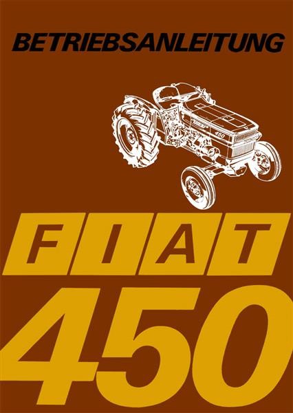 Fiat Traktor 450 Betriebsanleitung