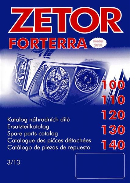 Zetor Forterra 100, 110, 120, 130, 140 Ersatzteilkatalog