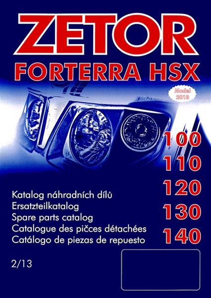 Zetor Forterra HSX 100, 110, 120, 130, 140 Ersatzteilkatalog