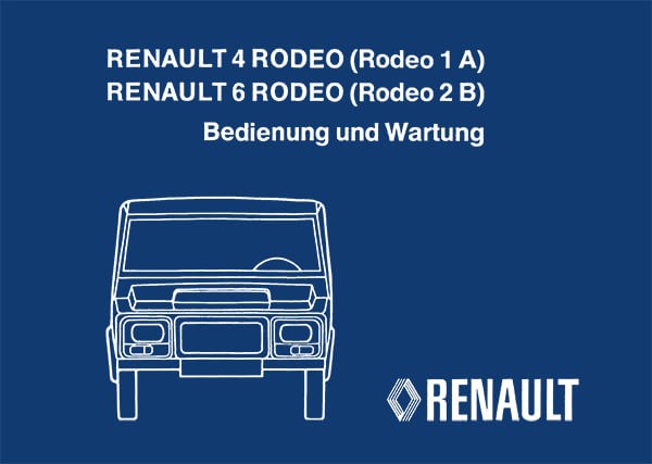 Renault 4 / 6 Rodeo Bedienungsanleitung