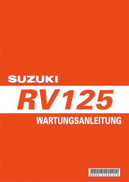 Suzuki RV125 VanVan Reparaturanleitung