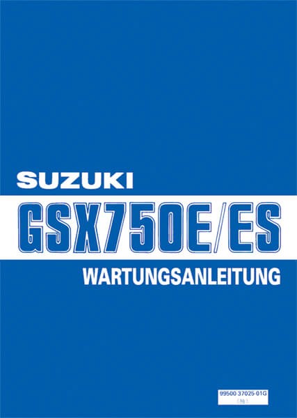 Suzuki GSX750E und GSX75ES Reparaturanleitung
