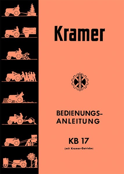 Kramer KB17 mit Kramer-Getriebe Betriebsanleitung